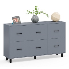 Изображение товара Комод шесть выдвижных ящиков РВК 127-1504 цвет графит