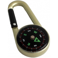 Изображение товара Компас TOURIST с карабином, алюминиевый, малый (ДА-950)