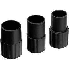 Изображение товара Комплект адаптеров для подключения пылесоса к электроинструменту 32-35-38 мм, DENZEL, 28218