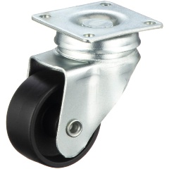 Изображение товара Комплект колес Tellure Rota 324201 из 2-х поворотных опор и 2-х неповоротных, диаметр 50мм, грузоподъемность 20кг, полиамид