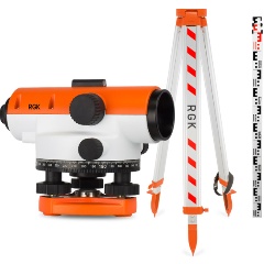 Изображение товара Оптический нивелир RGK C-20 + RGK S6-N + рейка AMO S5