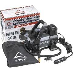 Изображение товара Автомобильный компрессор ARNEZI A35 Heavy Duty 10 бар, 35 л/мин, 180 Вт, A0302002