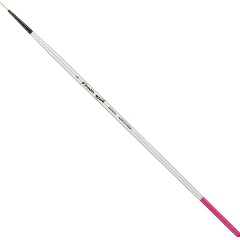 Изображение товара Кисть художественная Комус Арт синтетика средн.жест,кругл.,№1,длинная ручка