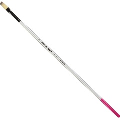 Изображение товара Кисть художественная Комус Арт синтетика средн.жест,плоск.,№6,длинная ручка