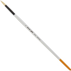 Изображение товара Художественная кисть Комус Арт синтетика жесткая №6 с длинной ручкой