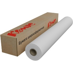 Изображение товара Бумага КОМУС широкоформатная InkJet 70г 594ммх45м 50,8мм