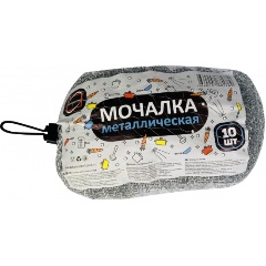 Изображение товара Губки КОМУС металлическая мочалка КонтинентПак 10 шт для мытья посуды