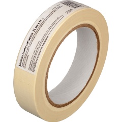 Изображение товара Малярная клеевая лента КОМУС 25ммх50м, крепированная, белая