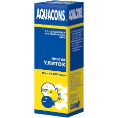 Изображение товара Кондиционер AQUACONS для аквариумной воды против улиток, 50 мл