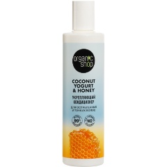 Изображение товара Кондиционер для тонких и ослабленных волос ORGANIC SHOP Coconut Yogurt Укрепляющий, 280 мл.