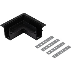 Изображение товара Угловой коннектор ЭРА TRM-R20-CC-B для магнитного шинопровода NOVA черный