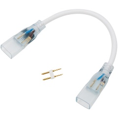 Изображение товара Коннектор NEON-NIGHT 20 см для одностороннего гибкого неона 8х16 мм, каучук, 134-007