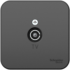 Изображение товара Розетка TV SCHNEIDER ELECTRIC BLANCA ТВ ИЗОЛ.ПЛ., антрацит, BLNTA000016