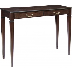 Изображение товара Консоль МЕБЕЛИК Васко В 91Н темно-коричневый/патина