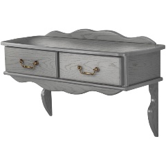 Изображение товара Консоль Мебелик настенная Берже 20 серый графит