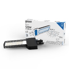 Изображение товара Консольный светильник Gauss Qplus 120W 14400lm 5000K 120-260V IP65 535*260*64мм черный КСС "Ш" LED 1/2