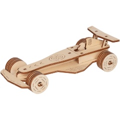 Изображение товара Пазл 3D REZARK TAR-06 Спорткар деревянный набор для сборки модели из фанеры