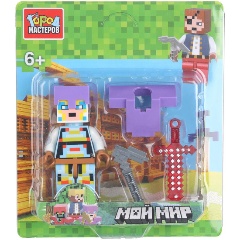 Изображение товара Конструктор Город Мастеров Фигурка Мой мир с аксессуарами 18218-XU