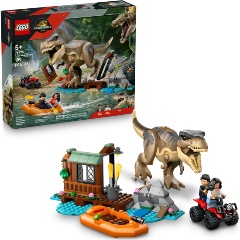 Изображение товара Конструктор LEGO Jurassic World 76975 Побег по реке от ти-рекса