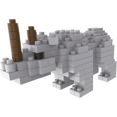 Изображение товара Конструктор ПОДЕЛКИН PLK-01 №10 Носорог 119 деталей