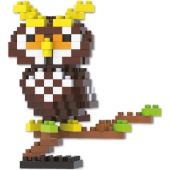 Изображение товара Конструктор ПОДЕЛКИН PLK-01 №13 Сова 156 деталей для детей