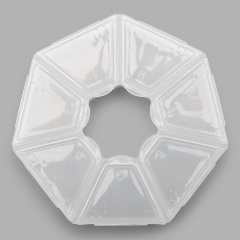 Изображение товара Контейнер АЙРИС для мелочей 9,1*9,1*2,1см прозрачный, К-36