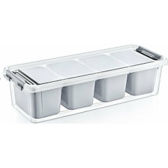 Изображение товара Контейнер для хранения HOBBY LIFE GRAND розовый 3 секции 11.3x27.3x9 см