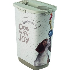 Изображение товара Контейнер для корма Rotho CODY герметичный большой, 50 литров радость собаки (Уценка)