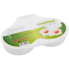 Изображение товара Контейнер для приг.яиц в СВЧ ПОЛИМЕРБЫТ 2 ячейки (4345200)