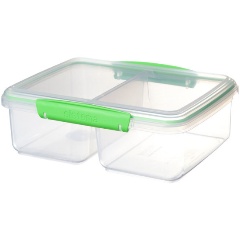 Изображение товара Контейнер Sistema двойной 2л зеленый, 61720