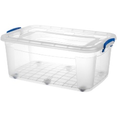 Изображение товара Контейнер EL Casa Storage Box на колёсах 40 литров для хранения и организации