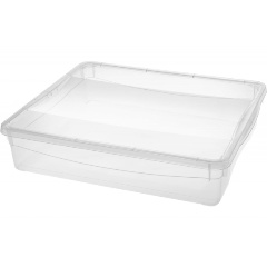 Изображение товара Контейнер HONEYCOMB универсальный 9 л прозрачный для хранения и организации пространства