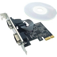 Изображение товара Контроллер Espada PCI-E, 2S port, AX99100, (PCIe2SAX)