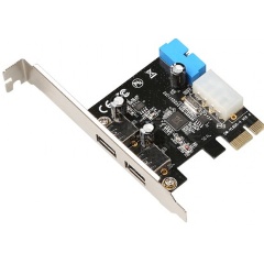 Изображение товара Контроллер PCIe KS-is USB 3.0 x 2 + 1