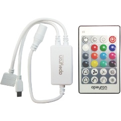 Изображение товара Контроллер RGBW Apeyron с пультом 12/24V 04-29