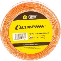 Изображение товара Триммерная леска CHAMPION C5055 Square Twist DUO 2.0мм *15м