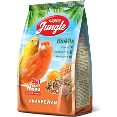 Изображение товара Корм HAPPY JUNGLE для канареек 500 г