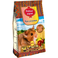 Изображение товара Корм для хомяков РОДНЫЕ КОРМА фрукты, 400г
