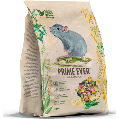 Изображение товара Корм Prime Ever полнорационный для крыс 450 г премиум качества