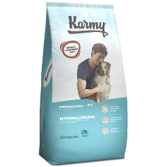 Изображение товара Корм сухой Karmy Hypoallergenic Medium & Maxi Ягненок для собак средних и крупных пород, 14 кг (Уценка - У53)