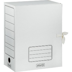 Изображение товара Короб архивный белый ATTACHE 150мм гофрокартон, 1/5шт., с завязками