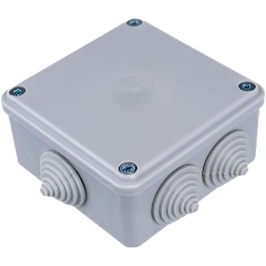 Изображение товара Коробка распаячная IEK ОП 100х100х50 IP44 KM41233 (6 каб. ввод.) UKO11-100-100-050-K41-44