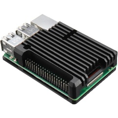 Изображение товара Корпус ACD Black Metal Aluminum Case для Raspberry Pi 3B/3B+