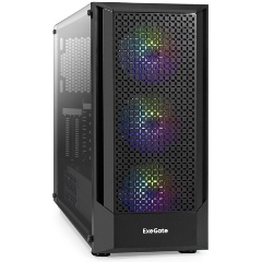 Изображение товара Корпус с блоком питания ExeGate EVO-8227-NPX500, черный (EX296352RUS)