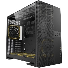 Изображение товара Корпус Geometric Future Model 5 Vent Black для ПК с ARGB вентиляторами, стеклянной боковиной