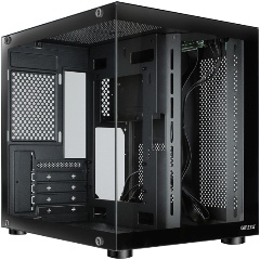 Изображение товара Корпус Ginzzu V100 Mini Tower для Micro-ATX и Mini-ITX плат черный