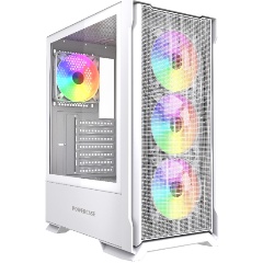 Изображение товара Корпус Powercase Mistral AZ4W ARGB, белый (CMAZW-A4)
