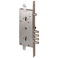 Изображение товара Корпус врезного двухцилиндрового замка с задвижкой и защёлкой CISA 56.786.48 (тех. упаковка)