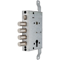 Изображение товара Корпус врезного замка с защёлкой МЕТТЭМ ЗВ7 318.Т с тягами (прямая защелка)