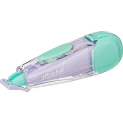 Изображение товара Корректирующая лента Attache Акварель,5мм x6м,рез.вставка,фиол-зел,блистер